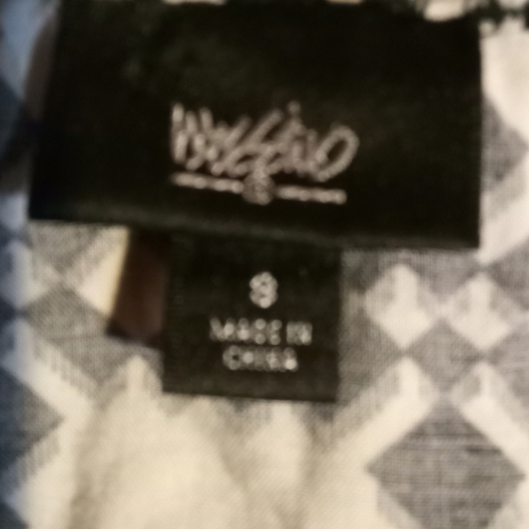 🛍️ BUNDLE ONLY🛍️ MOSSIMO LADIES BLACK AND WHITE ABSTRACT DESIGN DRESS - Picture 5 of 8